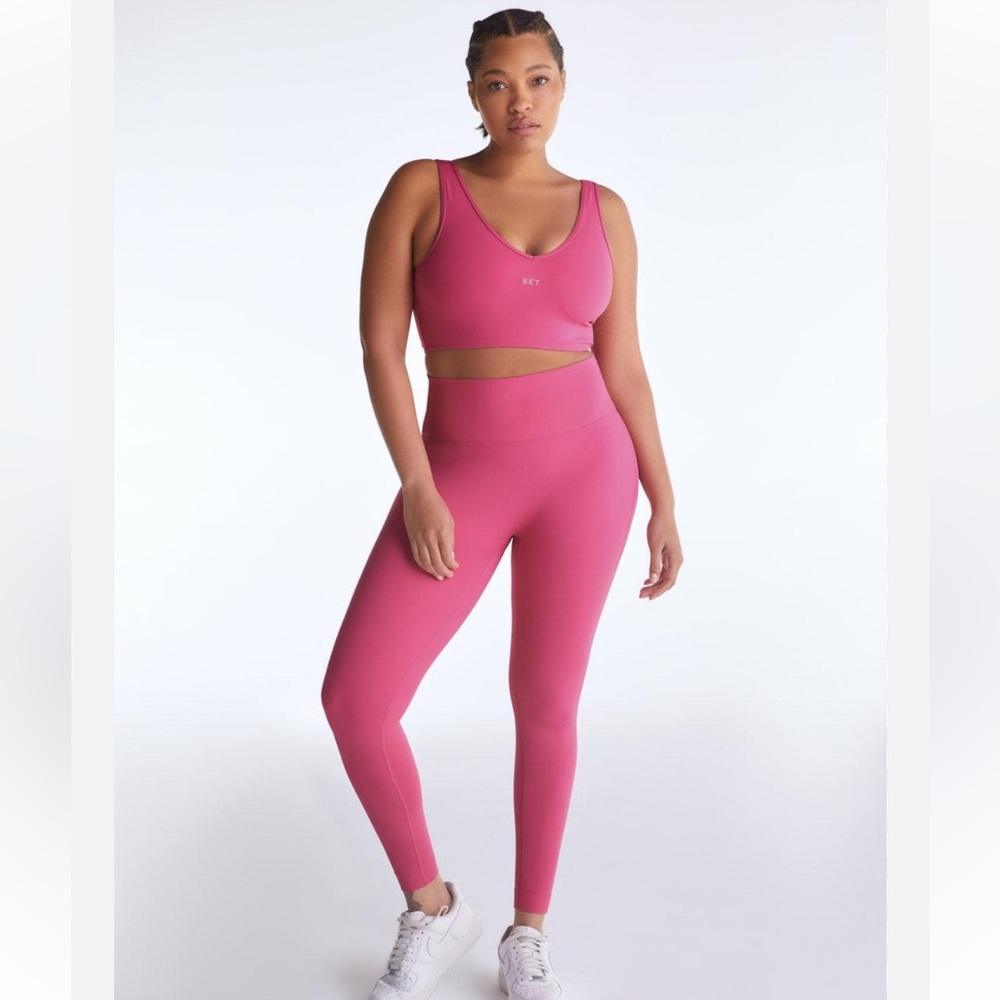 NWOT SET Active Sportbody Remix Lollipop Set Dip Bra and Legging